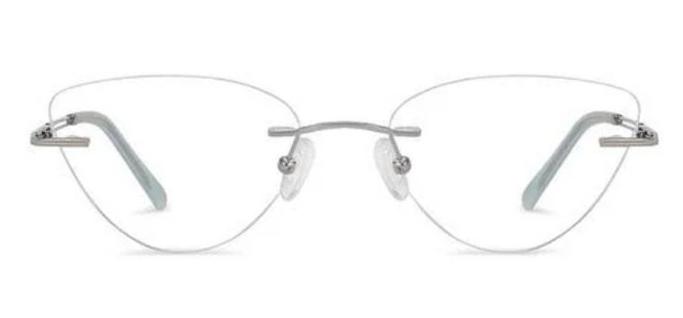 Rimless Cat eye frame for Women only